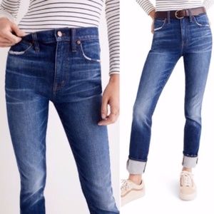 Madewell High Rise Slim Boy Jean
